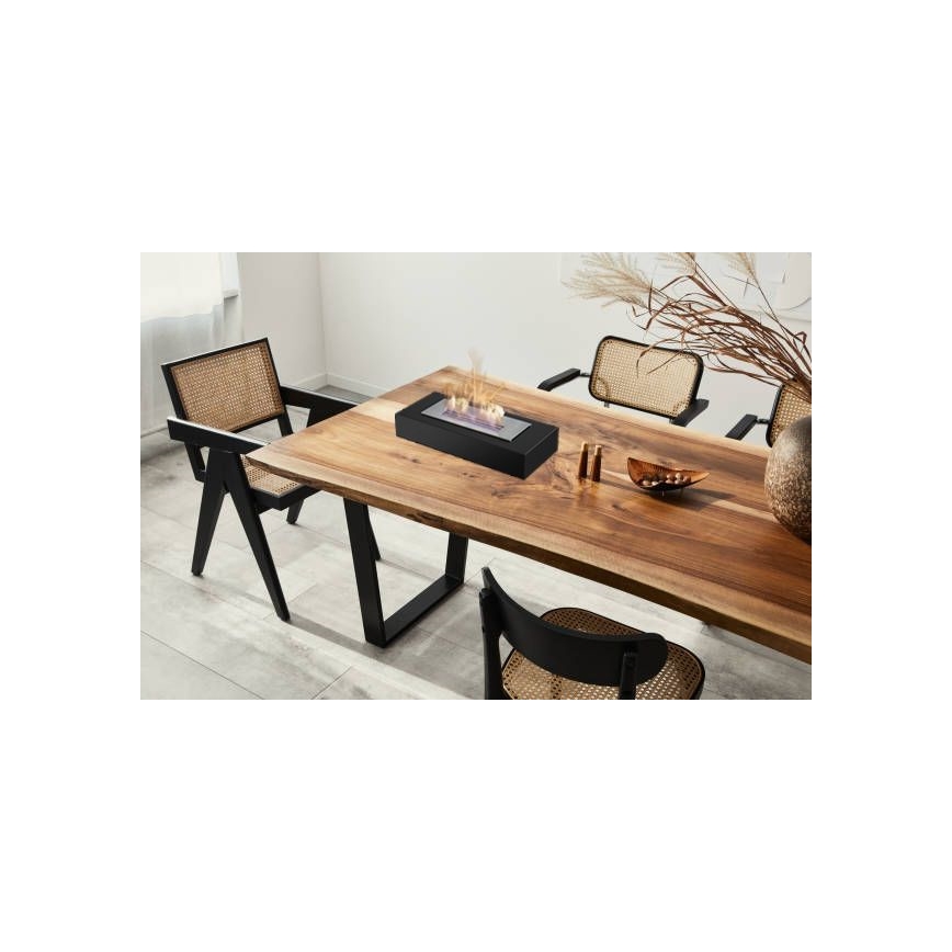 Kratki - Lareira BIO 8,5x49 cm 2,5kW preto