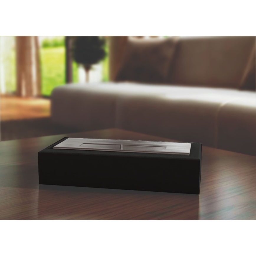 Kratki - Lareira BIO 8,5x49 cm 2,5kW preto