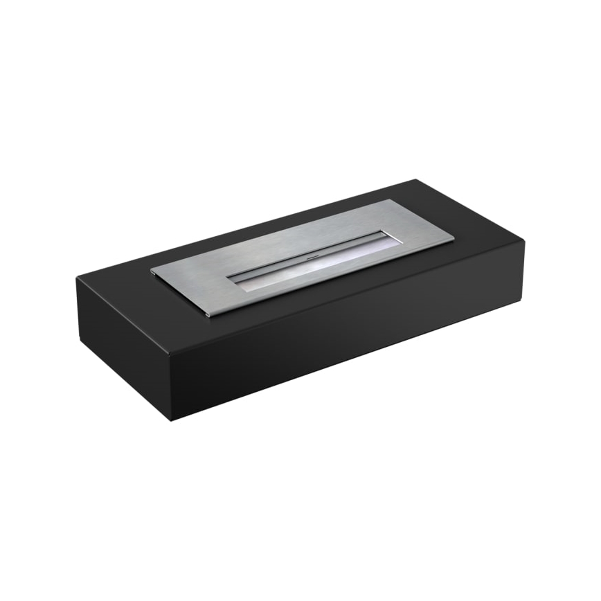 Kratki - Lareira BIO 8,5x49 cm 2,5kW preto