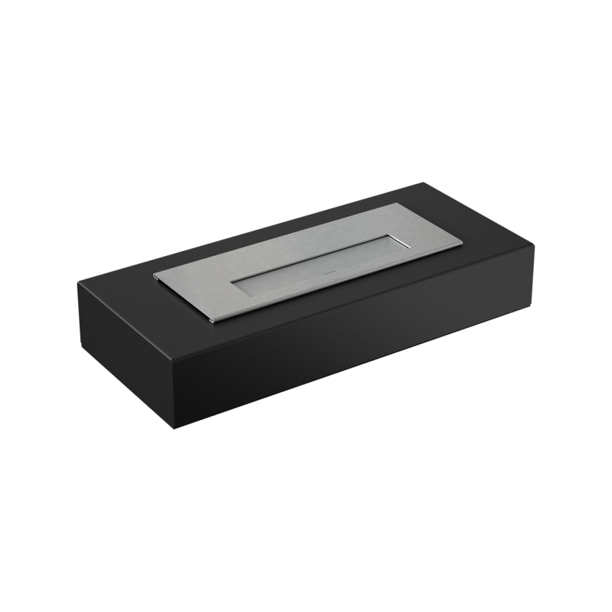 Kratki - Lareira BIO 8,5x49 cm 2,5kW preto