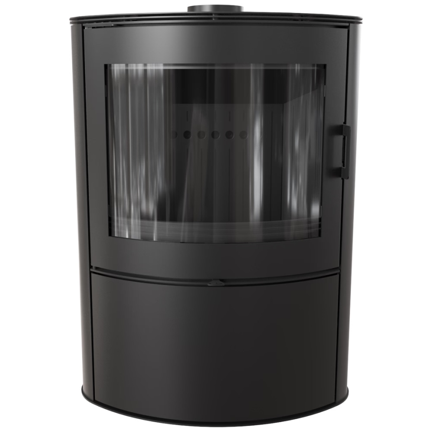 Kratki - Lareira de aço com fecho automático da porta 10kW 150 mm preto