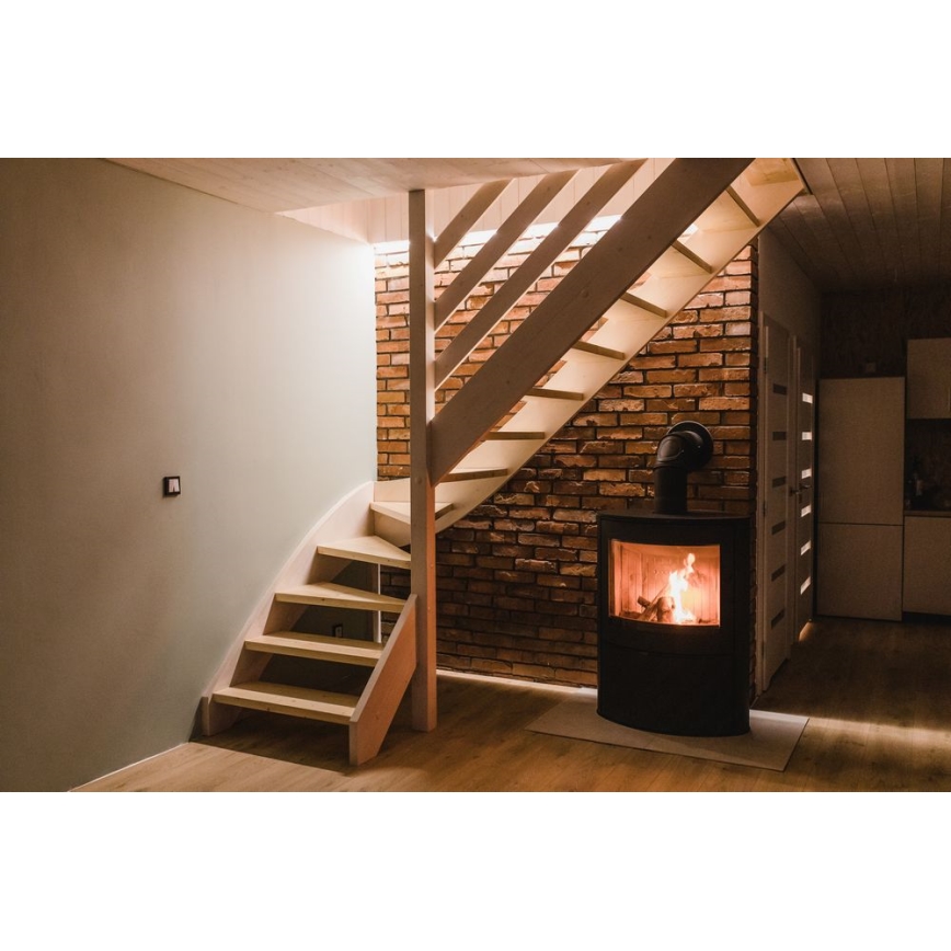 Kratki - Lareira de aço 10kW 150mm