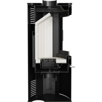 Kratki - Lareira de aço 10kW 150mm