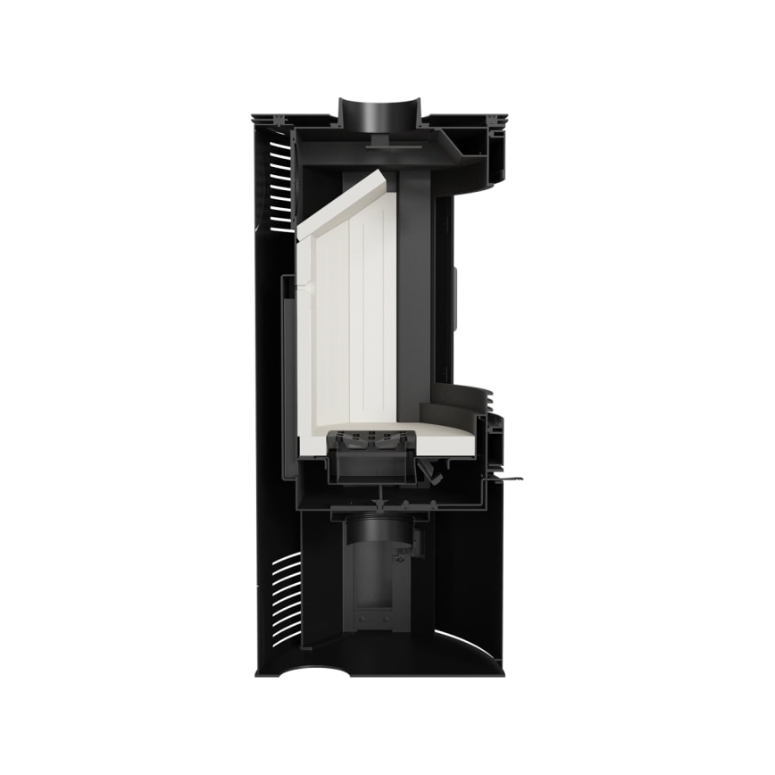 Kratki - Lareira de aço 10kW 150mm