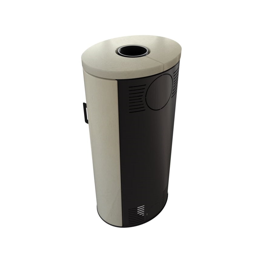 Kratki - Lareira de aço 8kW 150mm