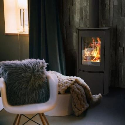 Kratki - Lareira de aço 8kW 150mm