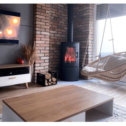 Kratki - Lareira de aço 8kW 150mm