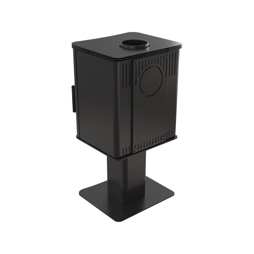 Kratki - Lareira a lenha em aço 7kW 150mm