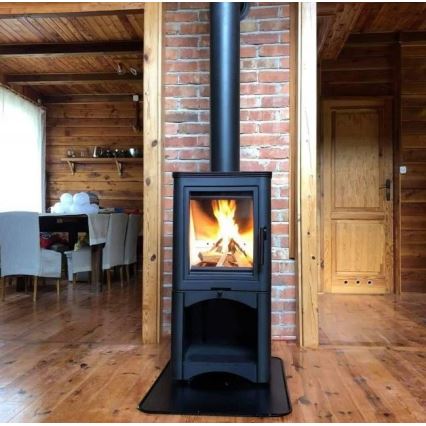 Kratki - Lareira a lenha em aço 7kW 150mm