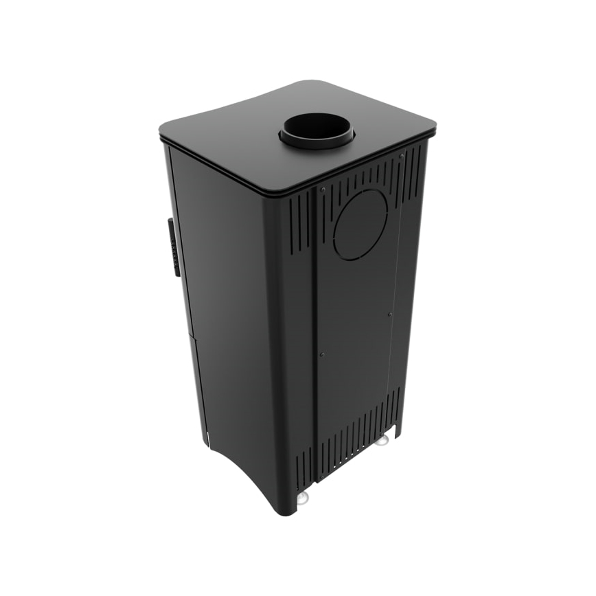 Kratki - Lareira a lenha em aço 7kW 150mm