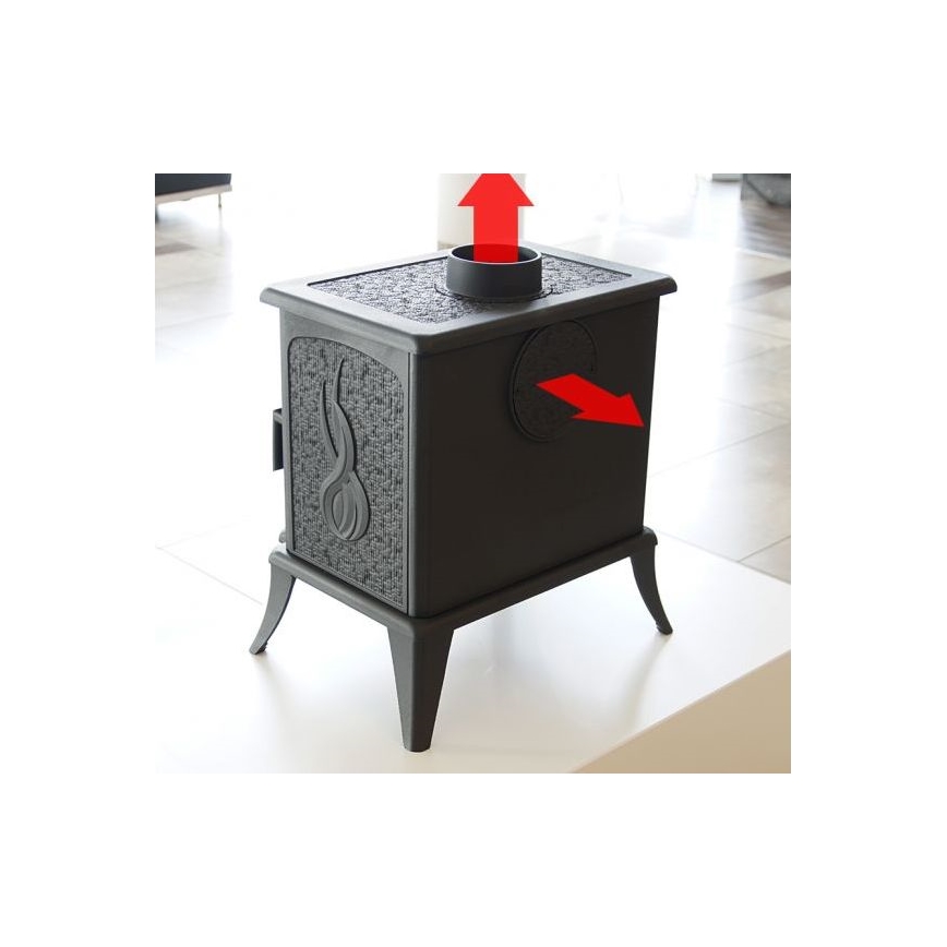 Kratki - Lareira de ferro fundido 5kW 130mm
