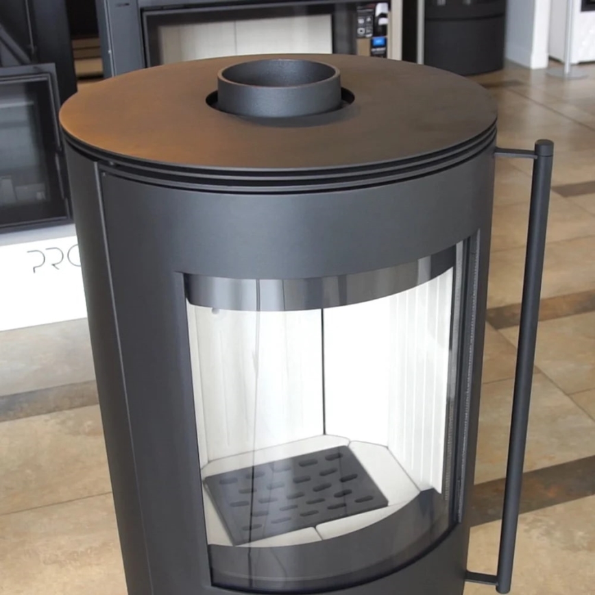 Kratki - Lareira em aço 9kW 150mm