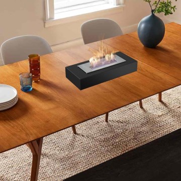 Kratki - Lareira BIO 8,5x49 cm 2,5kW preto