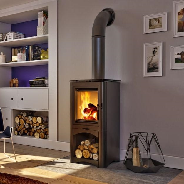 Kratki - Lareira de aço 7kW 150mm