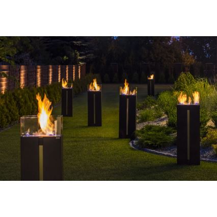 Kratki - Lareira BIO 113,6x35,9 cm 2kW preto