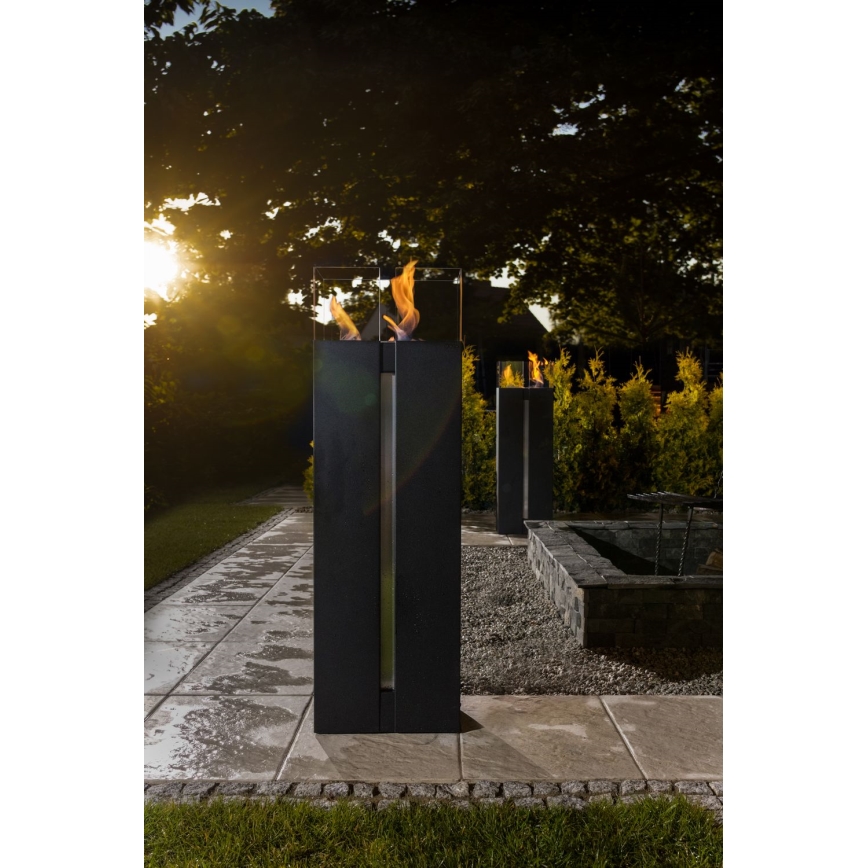Kratki - Lareira BIO 113,6x35,9 cm 2kW preto