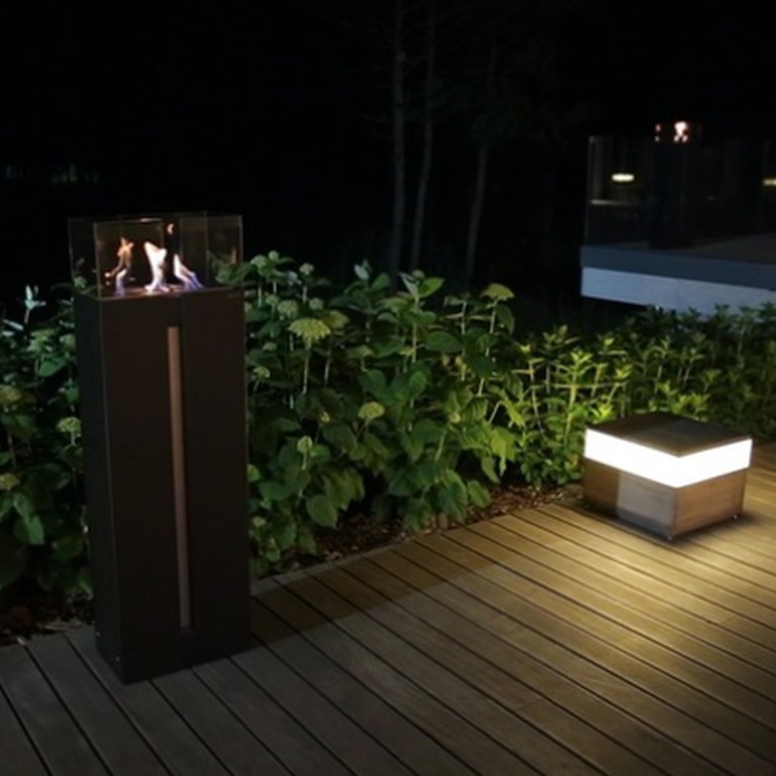 Kratki - Lareira BIO 113,6x35,9 cm 2kW preto