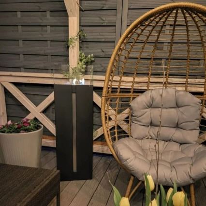 Kratki - Lareira BIO 113,6x35,9 cm 2kW preto