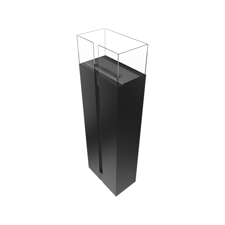 Kratki - Lareira BIO 113,6x35,9 cm 2kW preto