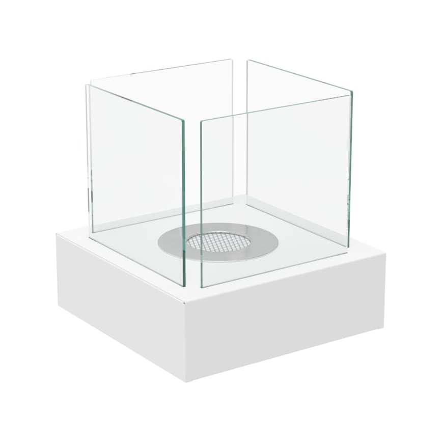 Kratki - Lareira BIO 30,3x30 cm 1kW branco