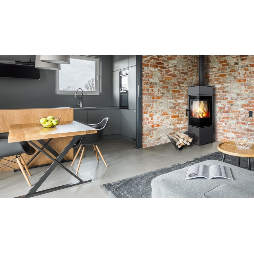 Kratki - Lareira de aço 8kW 150mm