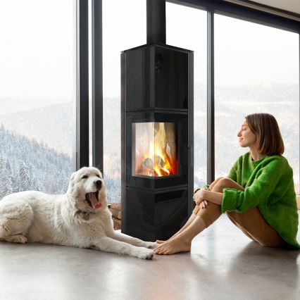 Kratki - Lareira de aço 8kW 150mm