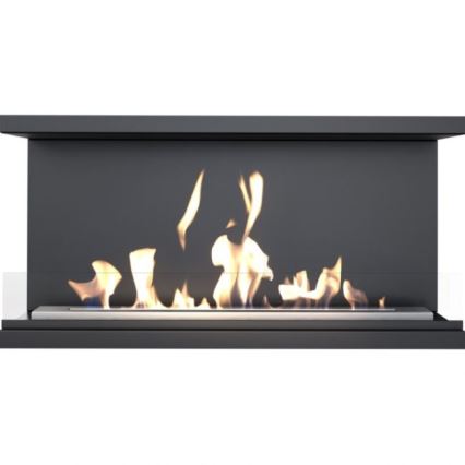 Kratki - Lareira incorporada BIO 50x100 cm 7kW preto