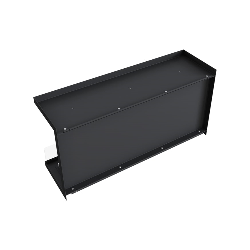 Kratki - Lareira incorporada BIO 50x100 cm 7kW preto