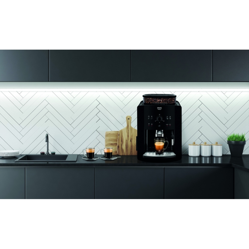 Krups - Máquina de café automática ARABICA 1450W/230V preto