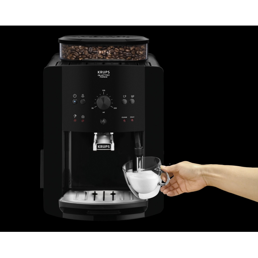 Krups - Máquina de café automática ARABICA 1450W/230V preto