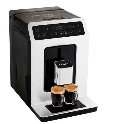 Krups - Máquina de café automática com milk contentor EVIDENCE 1450W/230V branco