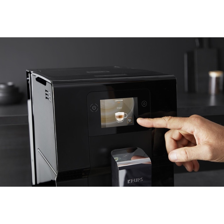 Krups - Máquina de café automática com milk contentor INTUITION PREFERENCE 1450W/230V preto