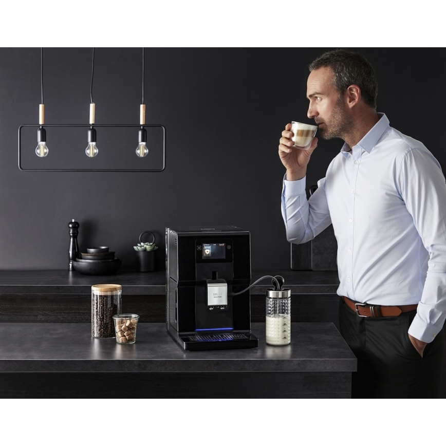Krups - Máquina de café automática com milk contentor INTUITION PREFERENCE 1450W/230V preto