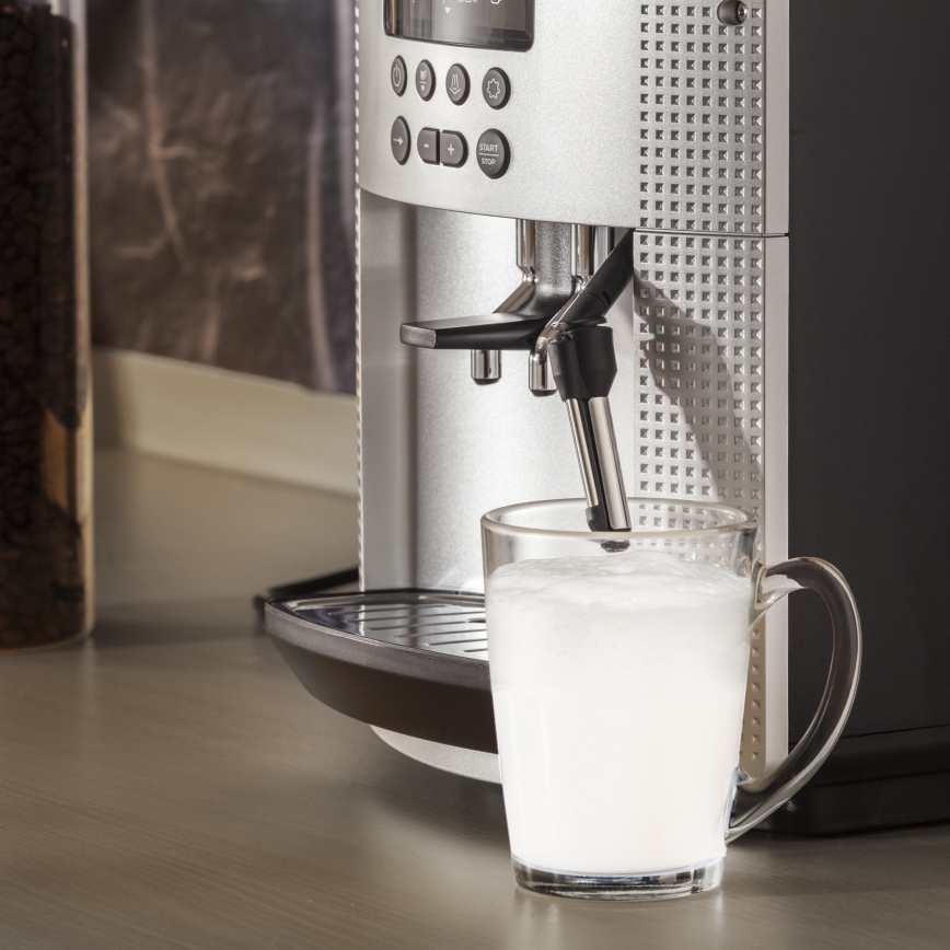 Krups - Máquina de café automática ESSENTIAL 1450W/230V prateado