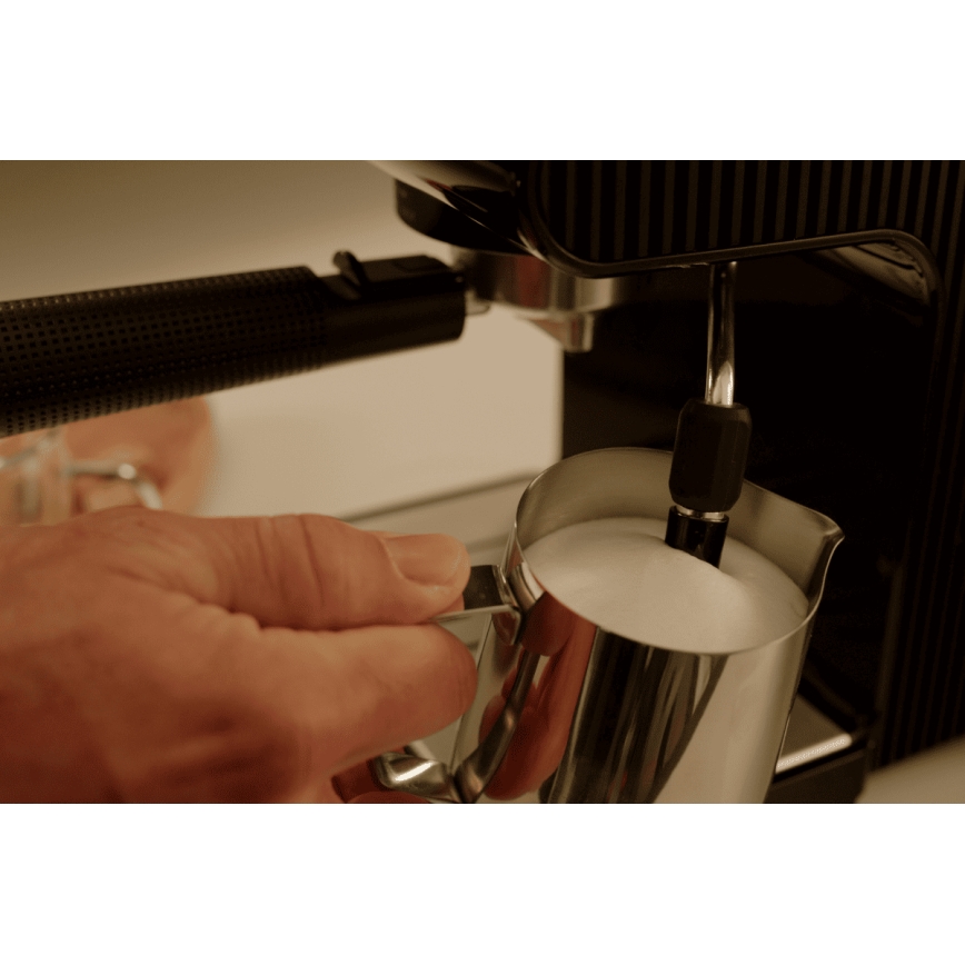 Krups - Máquina de café com manivela para duas chávenas AUTHENTIC 1450W/230V cinzento