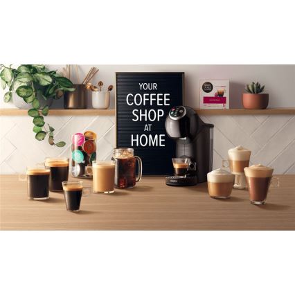 Krups - Máquina de café de cápsulas NESCAFÉ DOLCE GUSTO GENIO S 1500W antracite