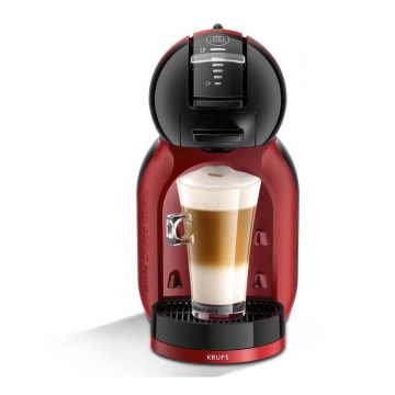 Krups - Máquina de café de cápsulas NESCAFÉ DOLCE GUSTO MINI ME 1500W/230V vermelho/preto