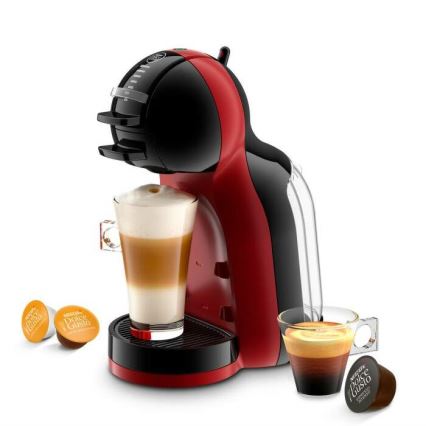 Krups - Máquina de café de cápsulas NESCAFÉ DOLCE GUSTO MINI ME 1500W/230V vermelho/preto