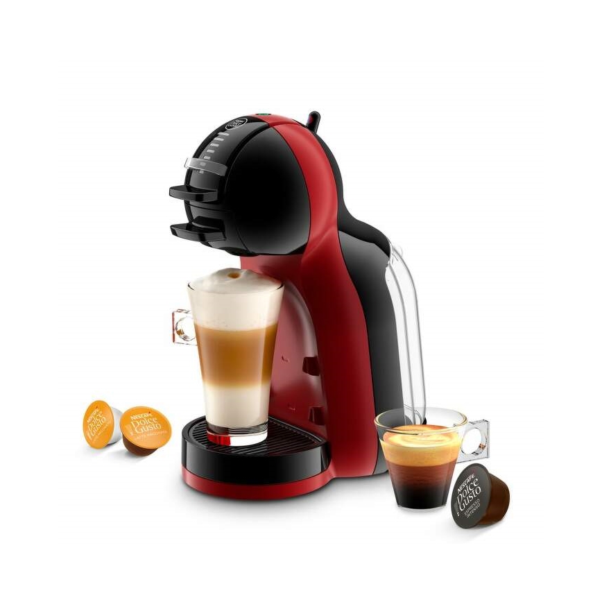 Krups - Máquina de café de cápsulas NESCAFÉ DOLCE GUSTO MINI ME 1500W/230V vermelho/preto