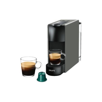 Krups - Máquina de café de cápsulas NESPRESSO Essenza mini 1310W/230V cinzento