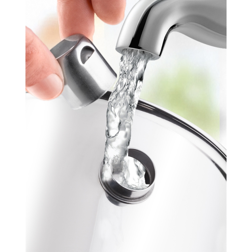 Lamart - Aquecedor de leite 1,5 l de aço inoxidável