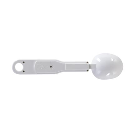 Lamart - Colher de pesagem com ecrã LCD, 1x CR2032, branca