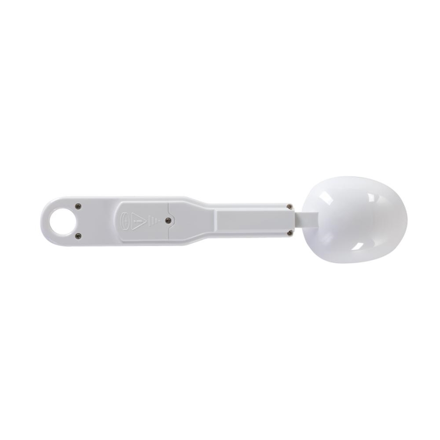 Lamart - Colher de pesagem com ecrã LCD, 1x CR2032, branca