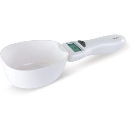 Lamart - Colher de pesagem com ecrã LCD, 2x AAA, branca