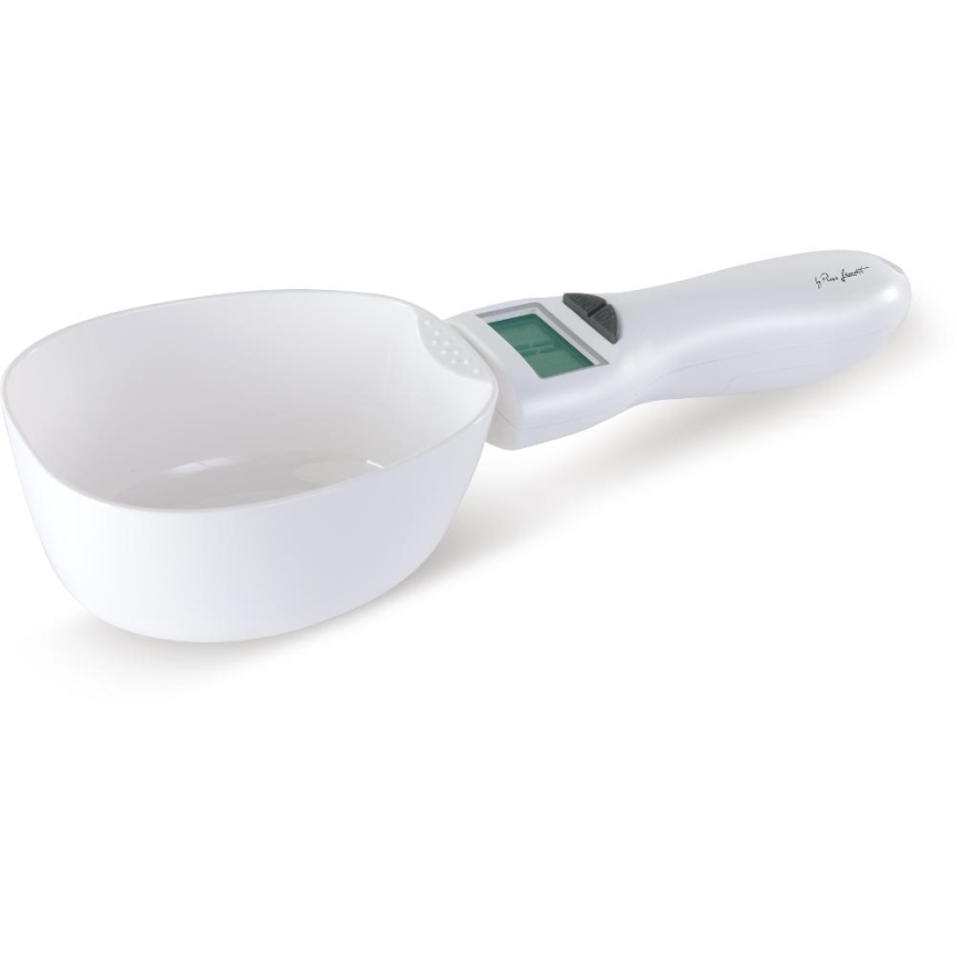 Lamart - Colher de pesagem com ecrã LCD, 2x AAA, branca