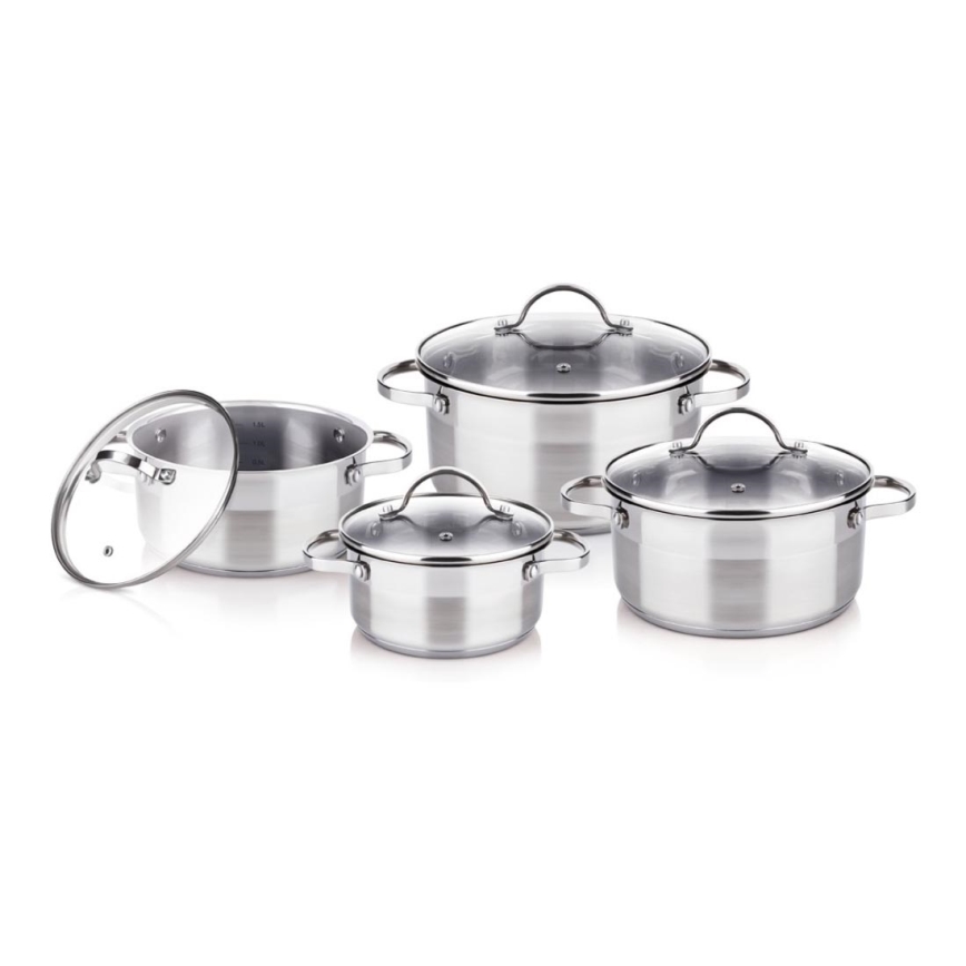 Lamart - Conjunto de utensílios de cozinha 8 pcs de aço inoxidável