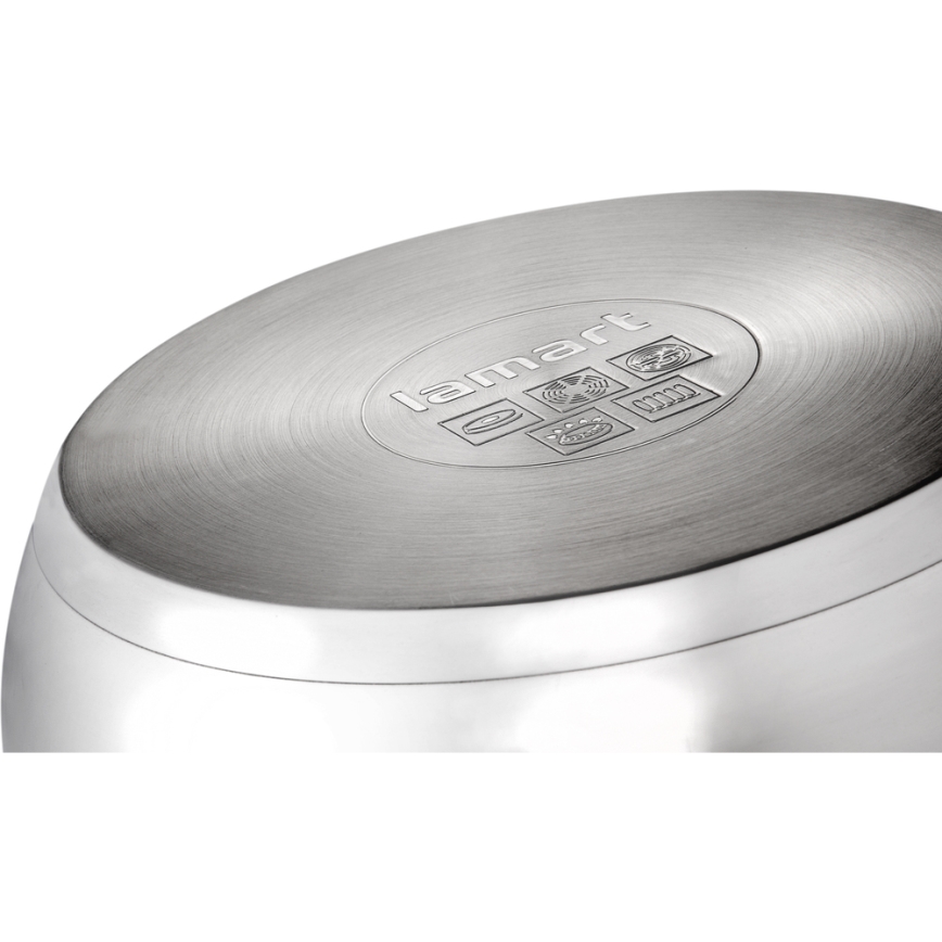 Lamart - Conjunto de utensílios de cozinha 8 pcs de aço inoxidável
