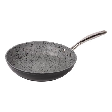 Lamart - Frigideira de granito 26 cm preto/cinzento/aço inoxidável