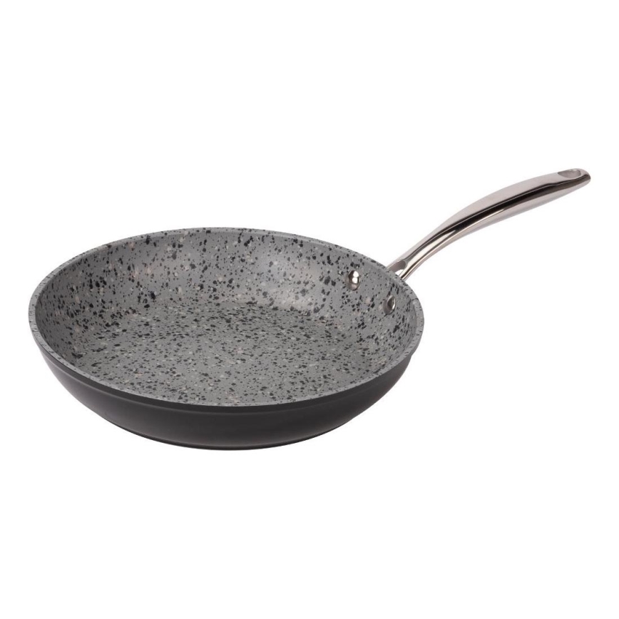 Lamart - Frigideira de granito 26 cm preto/cinzento/aço inoxidável