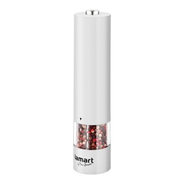 Lamart - Moedor elétrico de especiarias 4xAA branco